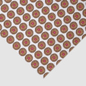 Raspberry Linzer Torte Weihnachtskekse Seidenpapier (Ausschnitt)