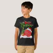 Raspberry Lover Xmas Lighting Santa Raspberry Chri T-Shirt (Vorne ganz)