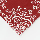 Raspberry Mandala Fleecedecke (Ecke)