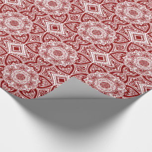 Raspberry Mandala Geschenkpapier