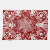 Raspberry Mandala Geschirrtuch (Horizontal)