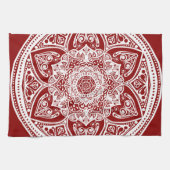 Raspberry Mandala Geschirrtuch (Horizontal)