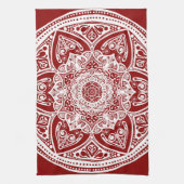 Raspberry Mandala Geschirrtuch (Vertikal)