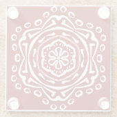 Raspberry Mandala Glasuntersetzer (Rückseite)