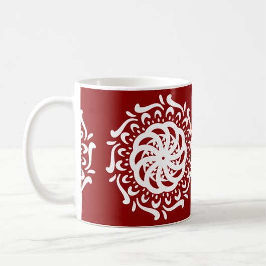 Raspberry Mandala Kaffeetasse (Links)