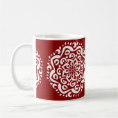 Raspberry Mandala Kaffeetasse (Links)