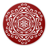 Raspberry Mandala Keramikknauf (Vorderseite)