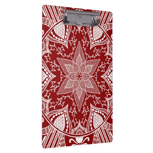 Raspberry Mandala Klemmbrett (Rechts)