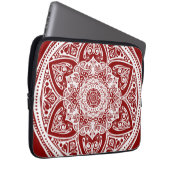Raspberry Mandala Laptopschutzhülle (Vorne Rechts)