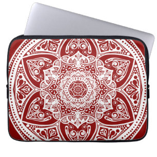 Raspberry Mandala Laptopschutzhülle