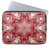 Raspberry Mandala Laptopschutzhülle (Vorderseite)