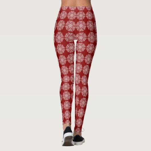 Raspberry Mandala Leggings (Rückseite)