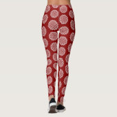 Raspberry Mandala Leggings (Rückseite)