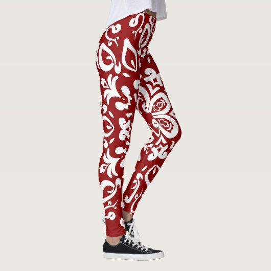 Raspberry Mandala Leggings (Rechts)