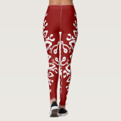 Raspberry Mandala Leggings (Rückseite)