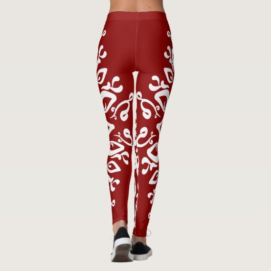 Raspberry Mandala Leggings (Rückseite)