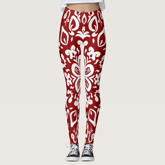 Raspberry Mandala Leggings (Vorderseite)