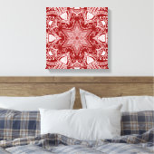 Raspberry Mandala Leinwanddruck (Insitu (Schlafzimmer))