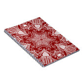 Raspberry Mandala Notizblock (Rechte Seite)