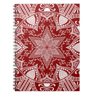 Raspberry Mandala Notizblock