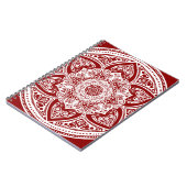 Raspberry Mandala Notizblock (Linke Seite)