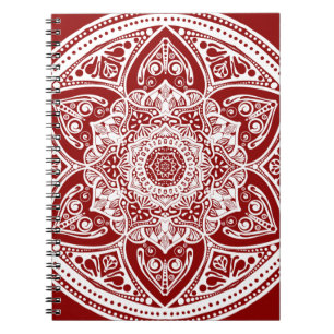 Raspberry Mandala Notizblock