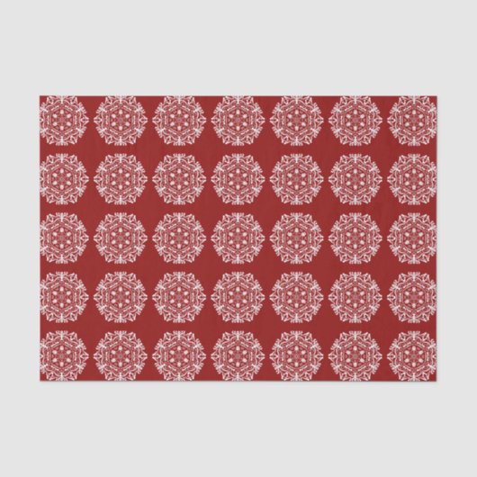 Raspberry Mandala Seidenpapier (Vorderseite)