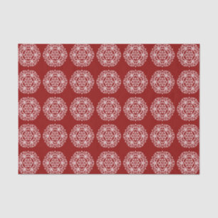 Raspberry Mandala Seidenpapier