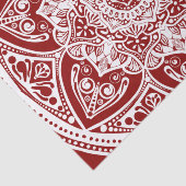 Raspberry Mandala Seidenpapier (Ausschnitt)