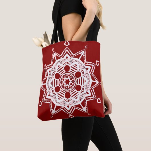 Raspberry Mandala Tasche (Von Nahem)