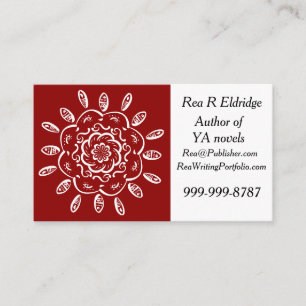 Raspberry Mandala Visitenkarte