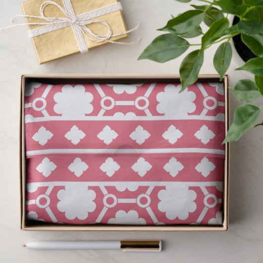 Raspberry Modern Bone Inlay Decoupage Paper Seidenpapier (Geschenk)