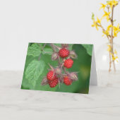 Raspberry Notecard Karte (Gelbe Blume)
