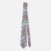 Raspberry Paisley Krawatte (Vorderseite)