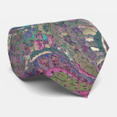 Raspberry Paisley Krawatte (Gerollt)