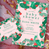 Raspberry Patch Niedlich farbenfroh CUSTOM BABY SH Einladung