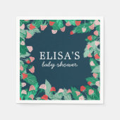 Raspberry Patch Niedlich farbenfroh CUSTOM BABY SH Serviette (Vorderseite)