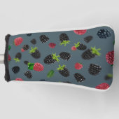 Raspberry Pattern 2 Golf Headcover (Vorderseite)