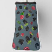 Raspberry Pattern 2 Golf Headcover (Rotieren 90)