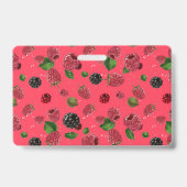 Raspberry Pattern Ausweis (Rückseite)