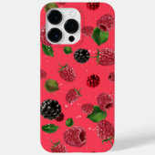Raspberry Pattern Case-Mate iPhone Hülle (Rückseite)