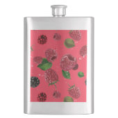 Raspberry Pattern Flachmann (Vorderseite)