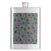 Raspberry Pattern Flachmann (Vorderseite)