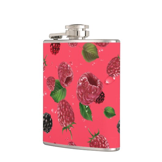 Raspberry Pattern Flachmann (Links)