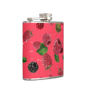 Raspberry Pattern Flachmann (Rechts)