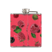 Raspberry Pattern Flachmann (Rückseite)