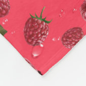 Raspberry Pattern Fleecedecke (Ecke)