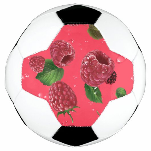 Raspberry Pattern Fußball (Vorderseite)