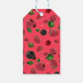 Raspberry Pattern Geschenkanhänger (Vorderseite)