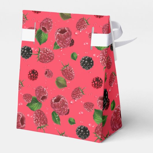 Raspberry Pattern Geschenkschachtel (Rückseite)
